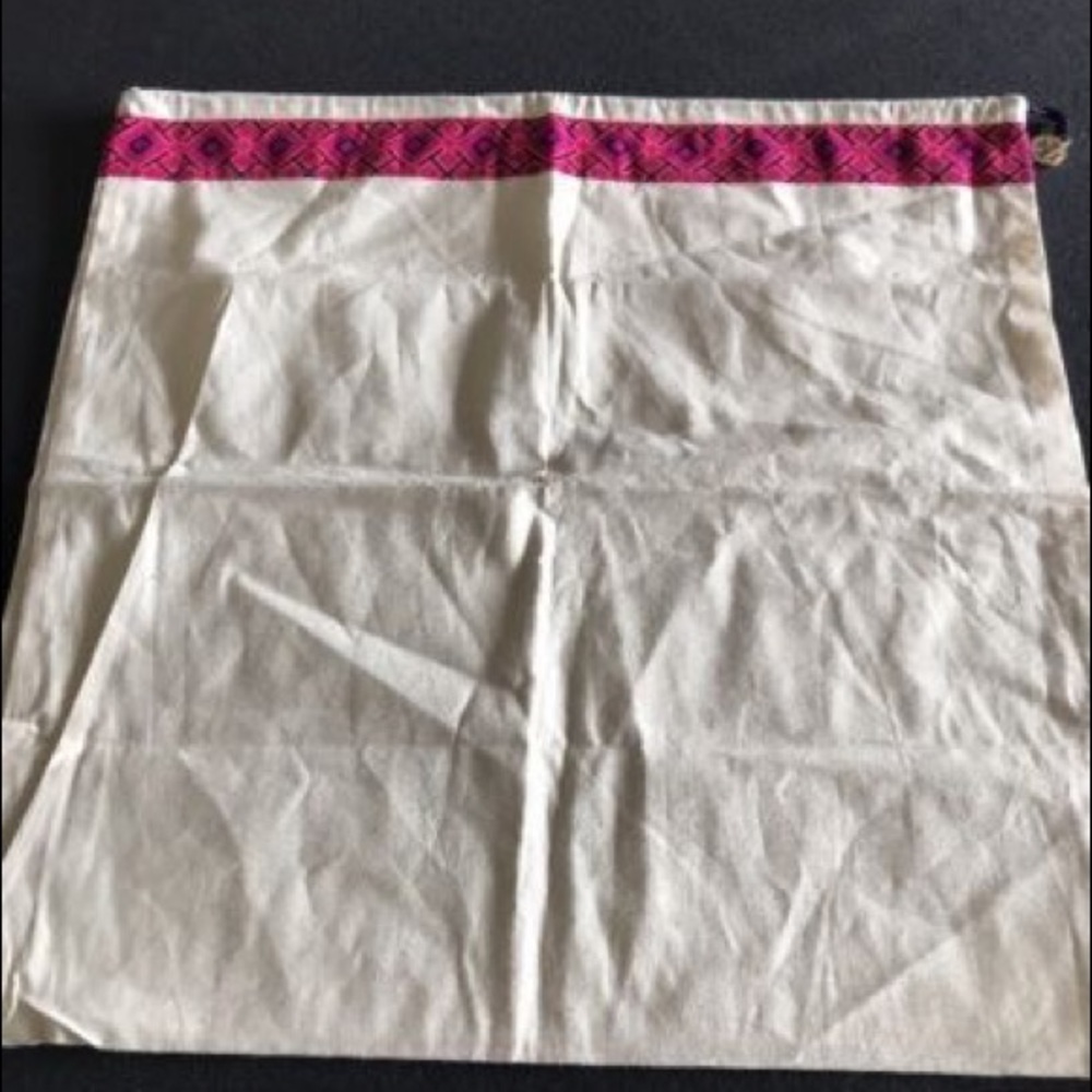 Tory Burch dust cover one 27 inches x 17 inches . And 14x11